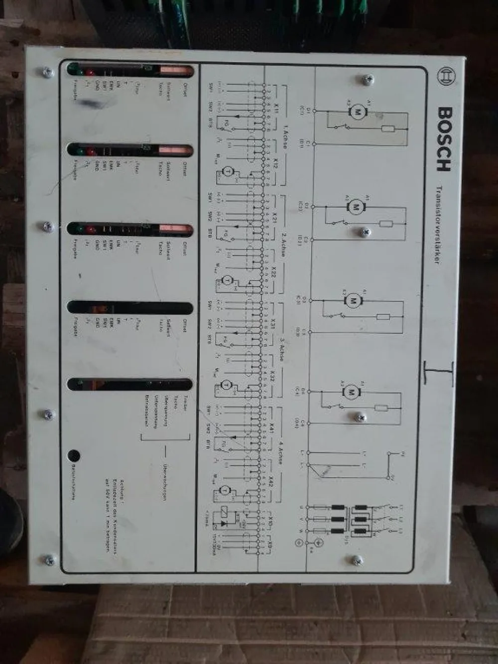 Transistorverstaerker DIALOG 4 BOSCH / DECKEL 1988
