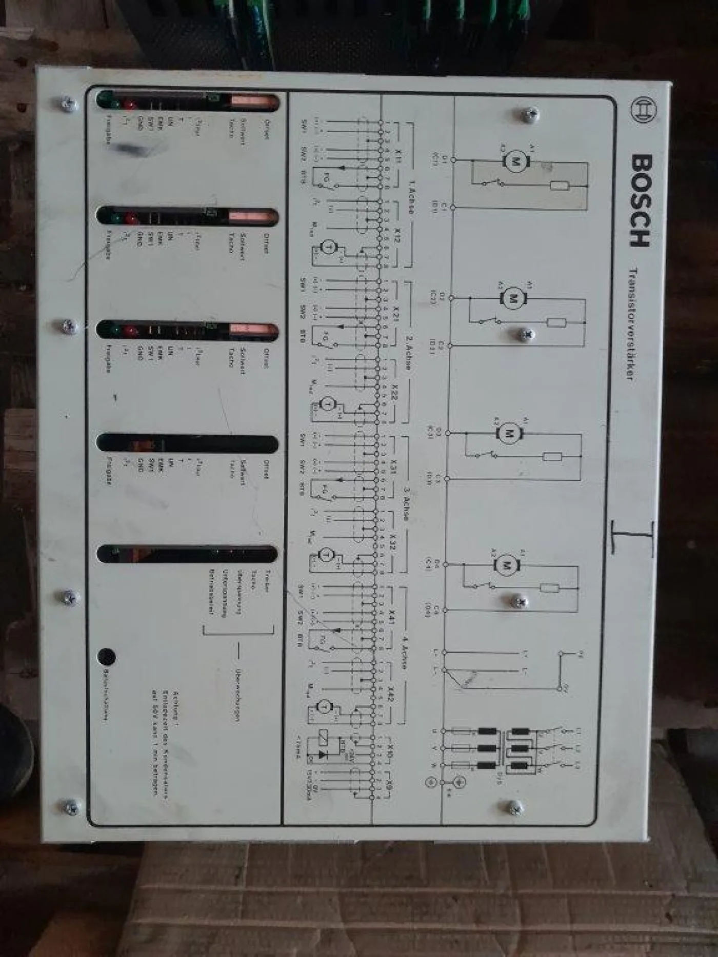Transistorverstaerker DIALOG 4 BOSCH / DECKEL 1988 - 1