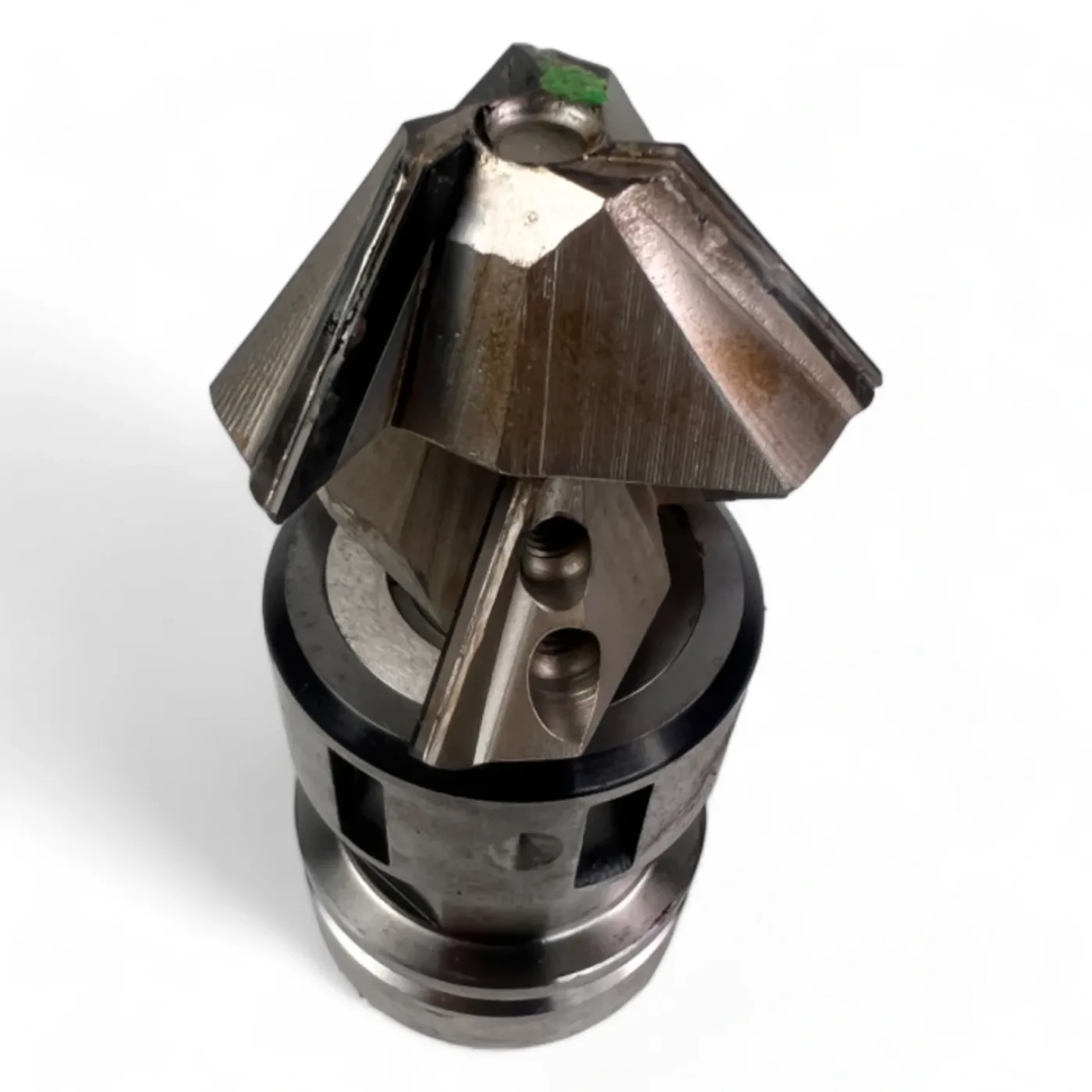 HSK 63 F Spannzangenfutter mit Spannzange und HW Profilfräser Ø 56 mm 2 HW Fasefräsern , Z=3 - 3