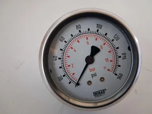 WIKA Flüssigkeitsgefülltes Druckmanometer 160 psi / 11 bar