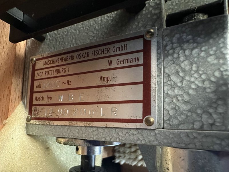 Fischer-Poege - reed drawing-in machine, type WBE