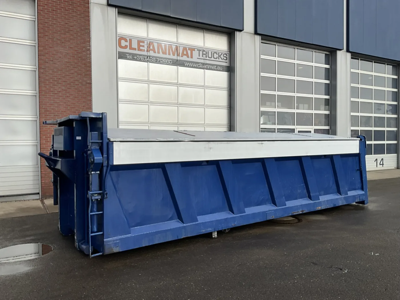Container 23m³ met Hydraulische milieukleppen - 1