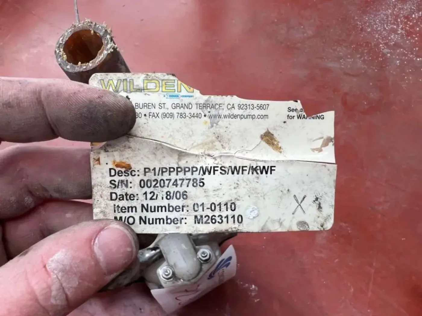 USED WILDEN P1PPPPPWFSWFKWF DIAPHRAGM PUMP - 2
