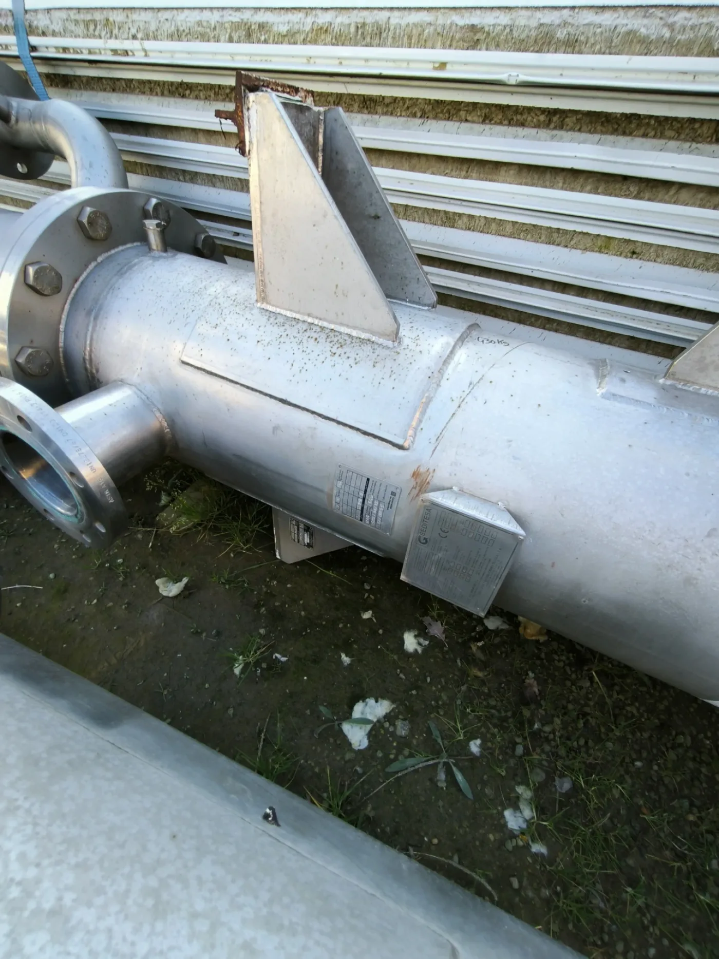 SEDITESA 316 STAINLESS STEEL VERTICAL EXCHANGER 16 m2 - 4