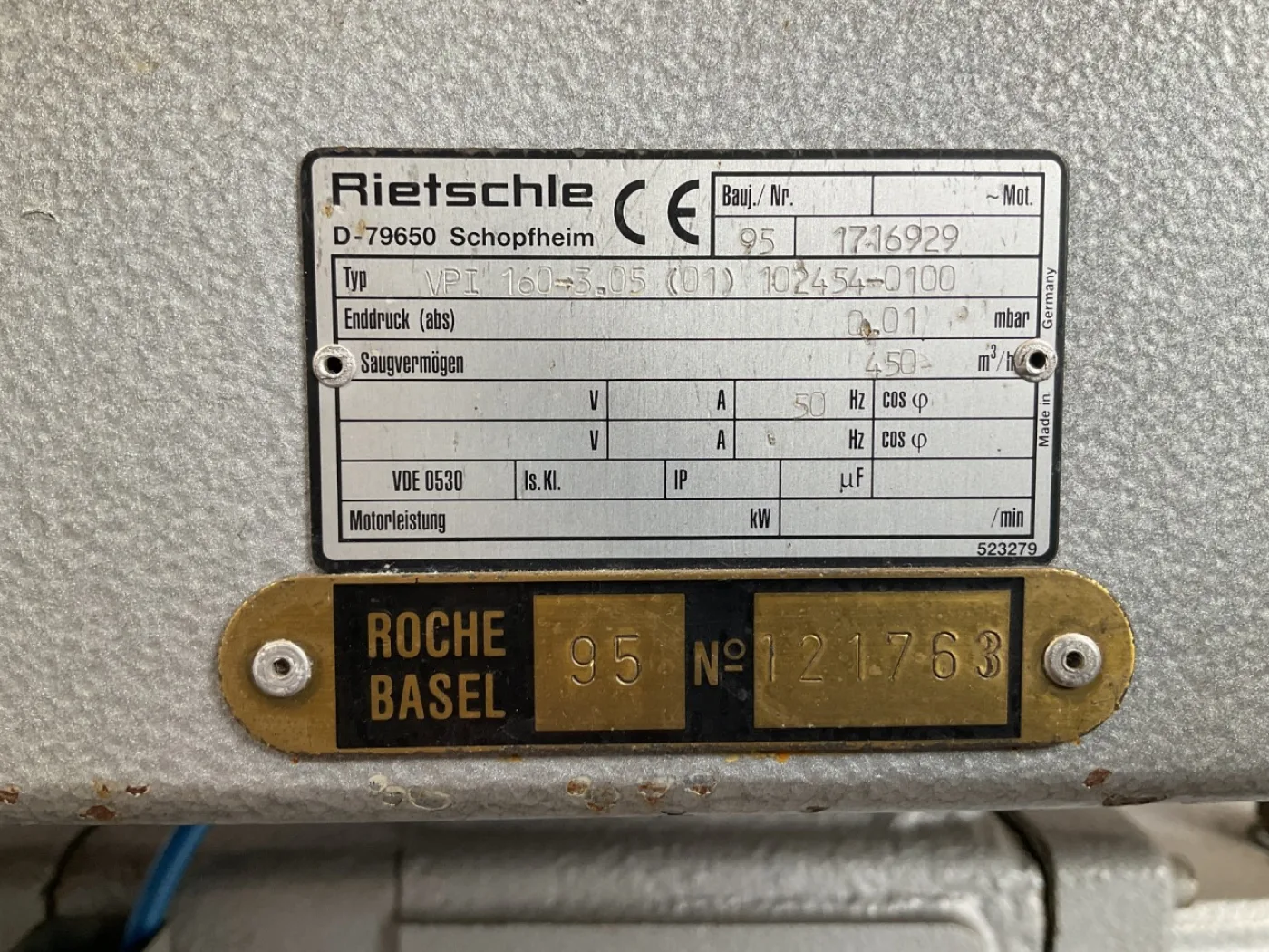 Rietschle VWP-160-3 - Vacuum pump - 6