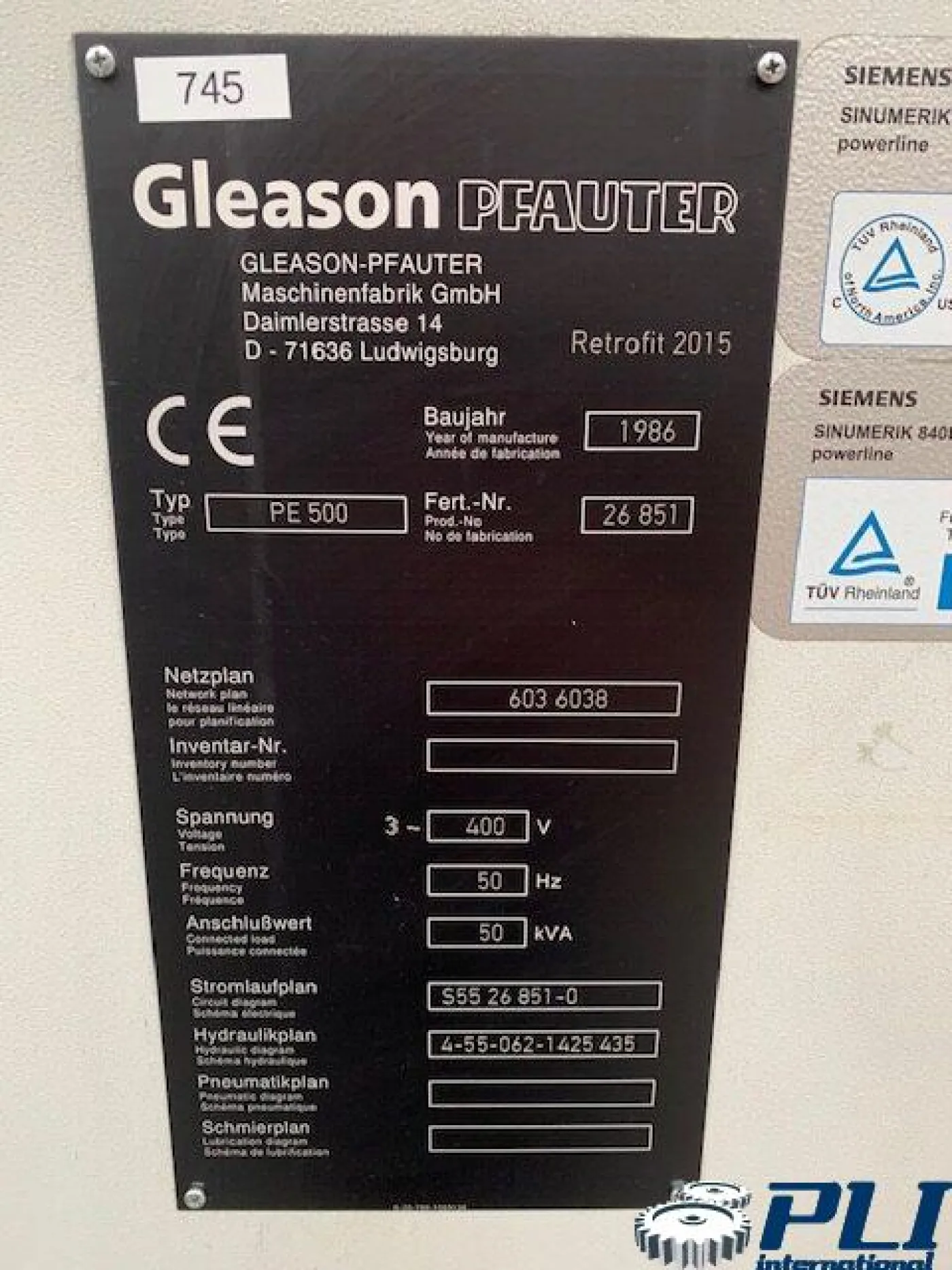 CNC milling machine – GLEASON PFAUTER PE500 - 6