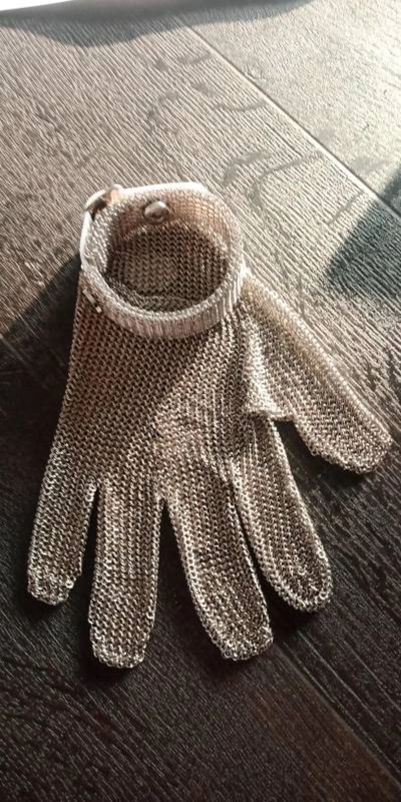 Stainless steel safety glove, S - 2