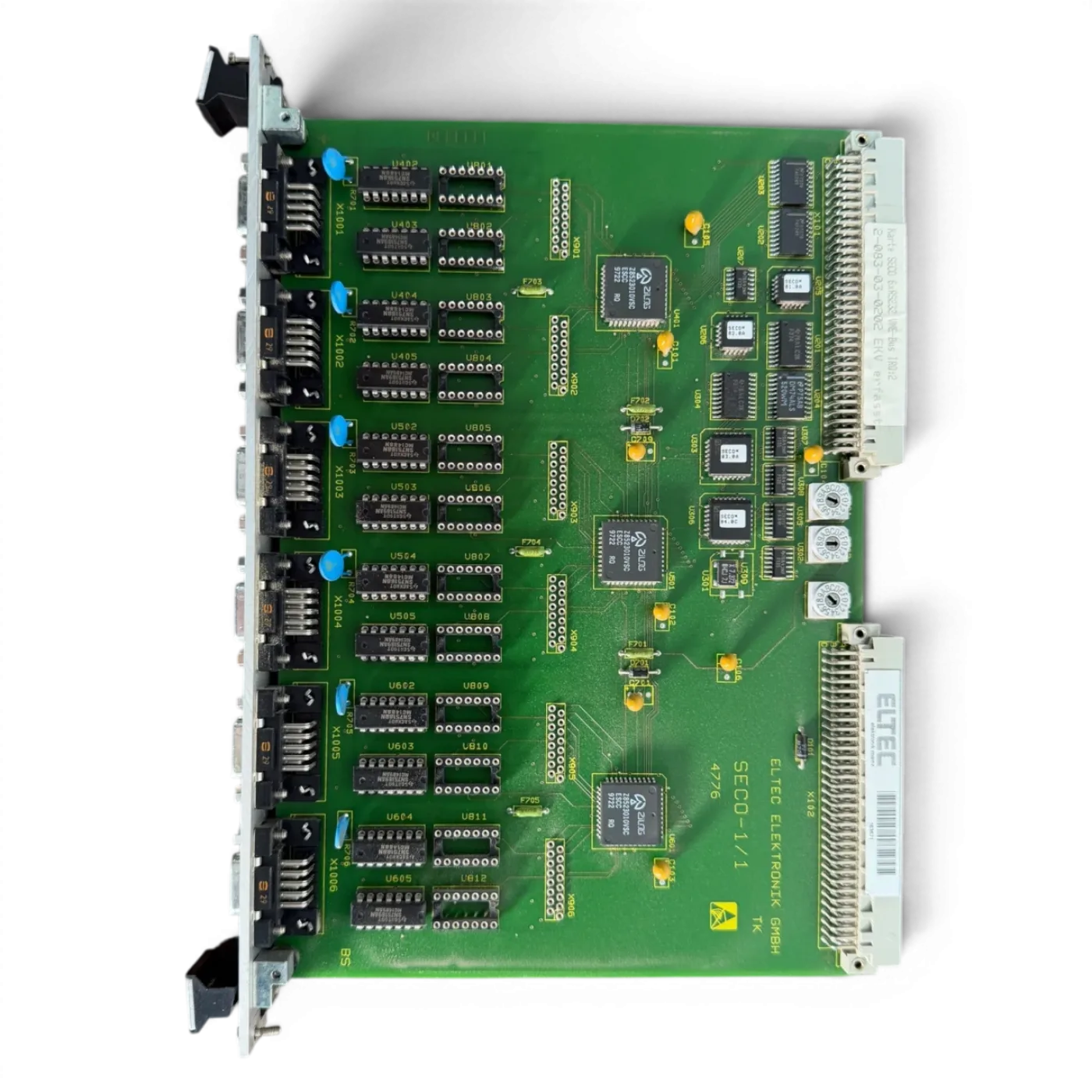 HOMAG ELTEC SECO 6xRS232 VME-BUS IO Karte 2-083-03-0202 für HOMAG BAZ BOF 32 41 - 4