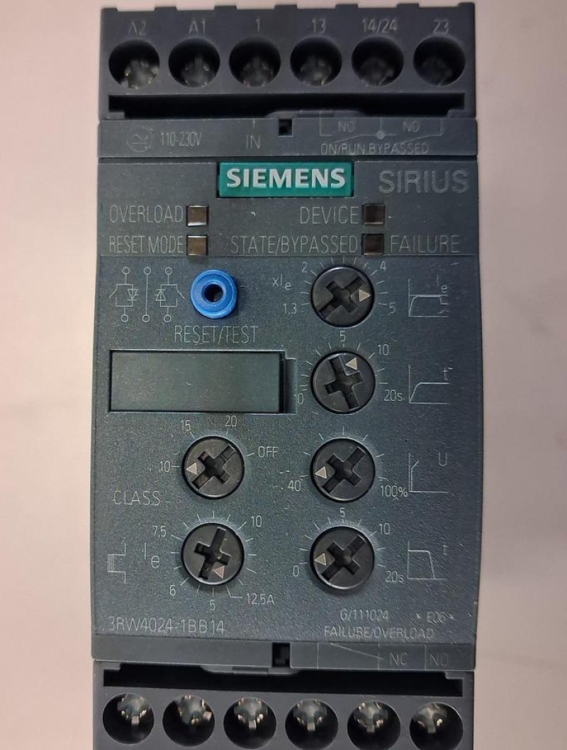 Siemens SIRIUS 3RW4024-1BB14 Halbleiter-Motorstarter (Softstarter) für Motoren bis 5,5 kW