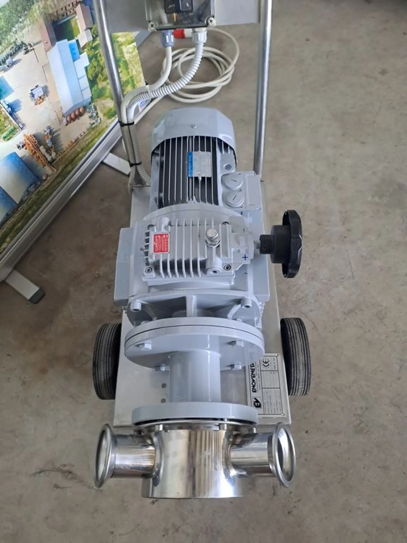 ENOVENETA PUMP MODEL ZETA 180 VAR WITH SPEED VARIATOR, SECOND HAND MACHINE - 8