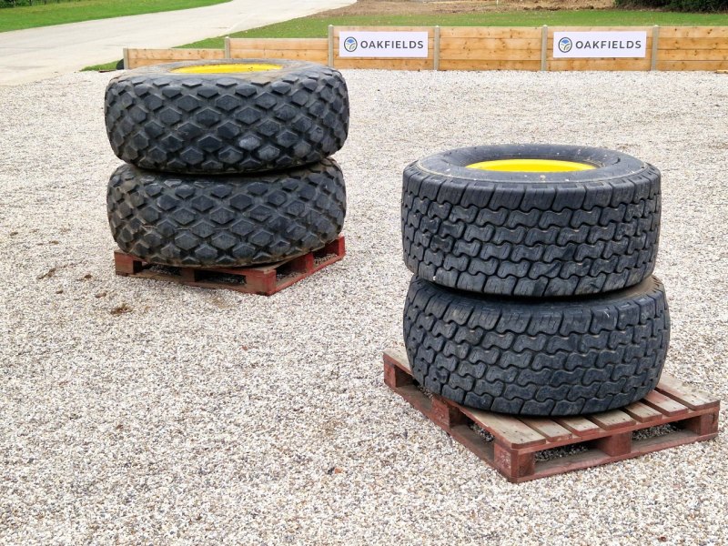 Set of 23.1-26 &amp; 44 X 18.00-20 John Deere turf wheels