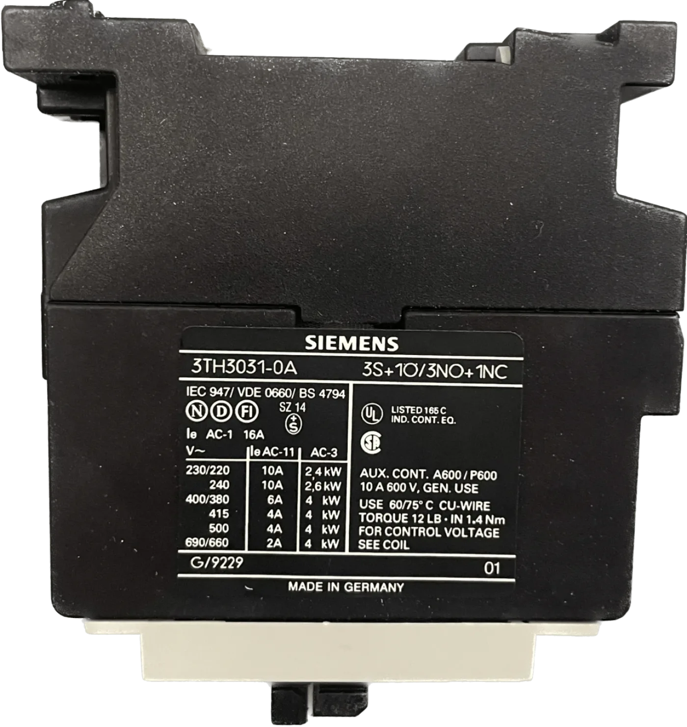 Siemens HILFSSCHUETZ 31 E 3TH3031-0AN2 - 2