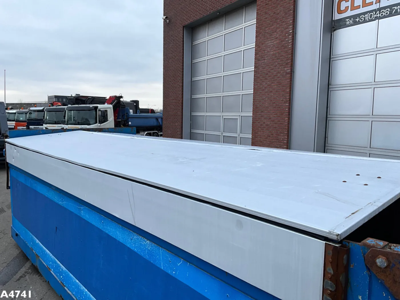 Container 21m³ met Hydraulische milieukleppen - 7