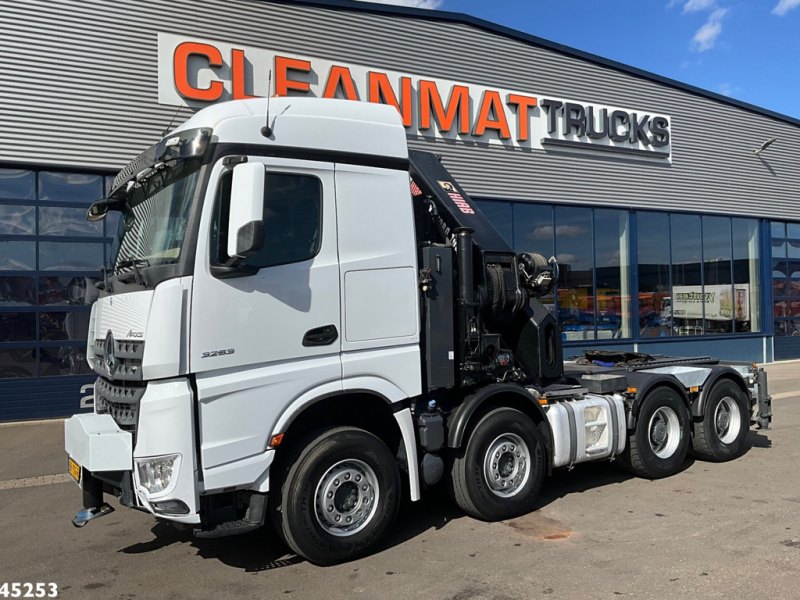 Mercedes-Benz Arocs 3253 8x4 Hiab 105 Tonmeter laadkraan
