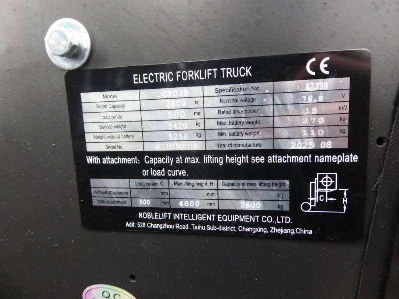 Noblelift CPD38 Lithium Ionen