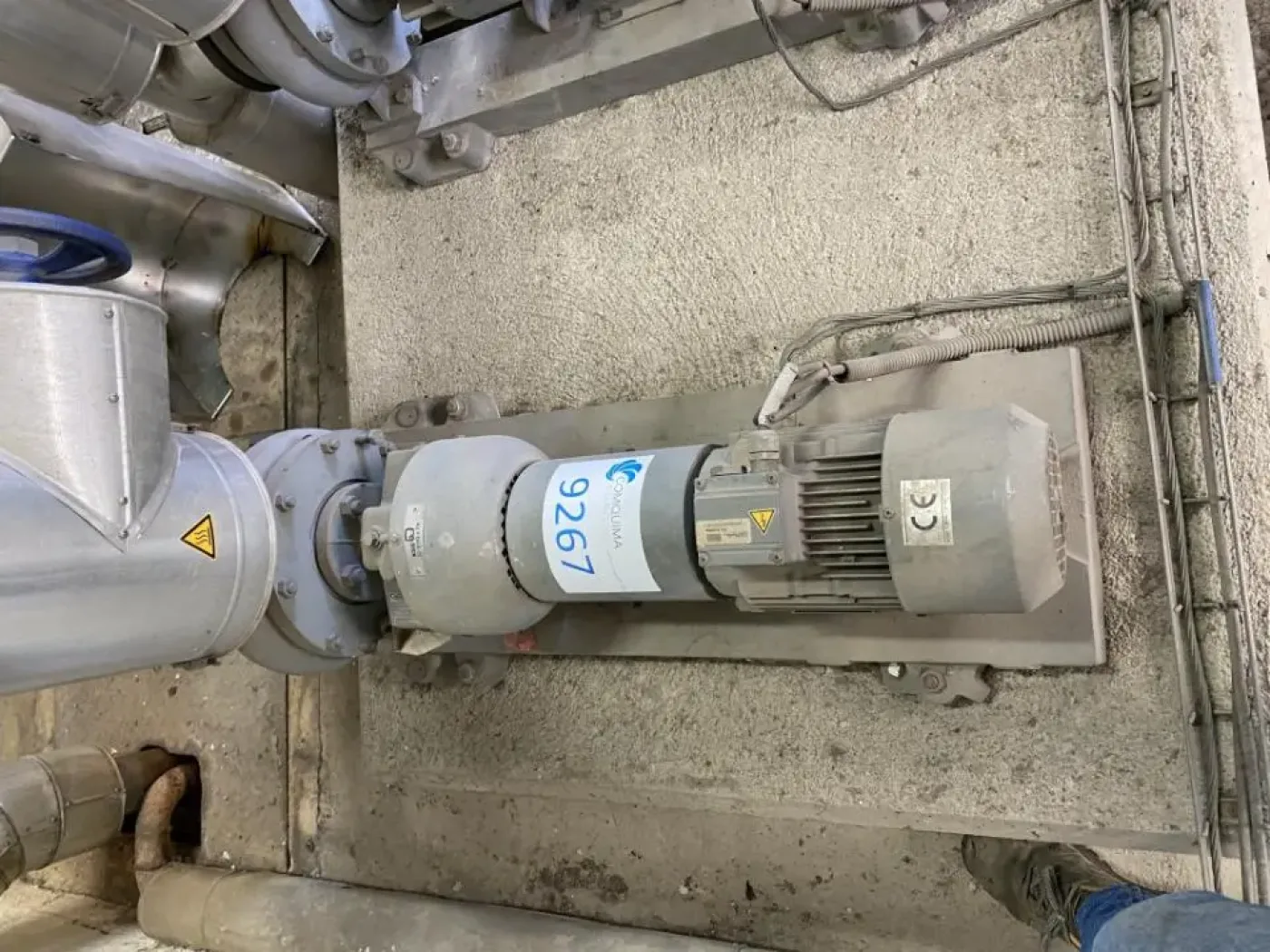 USED KSB HPK-LS 050-200 DRY INSTALLED RADIALLY SPLIT VOLUTE HORIZONTAL CENTRIFUGAL PUMP - 5
