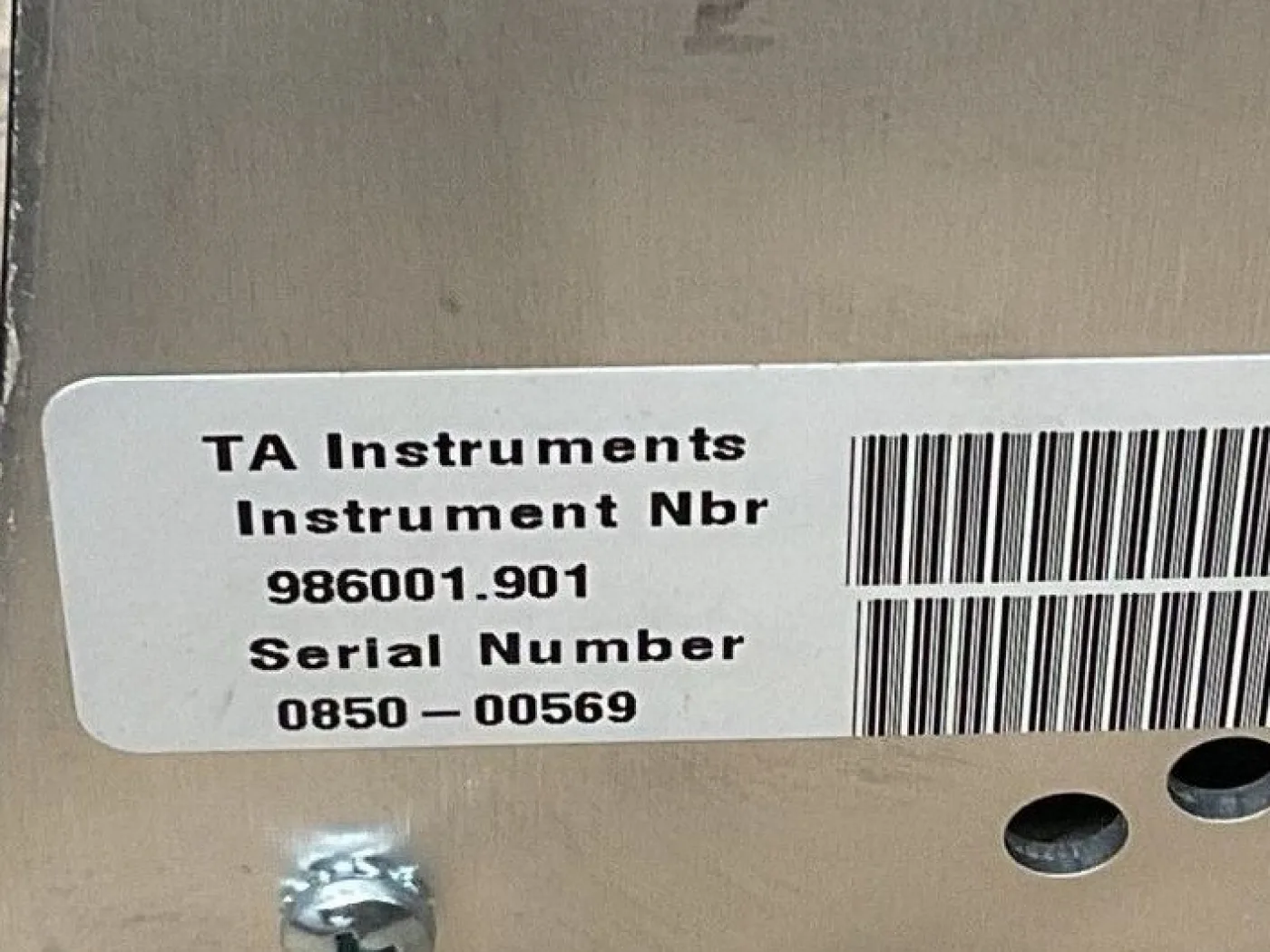 TA Instruments Discovery DMA850 analyzer - Miscellaneous - 3