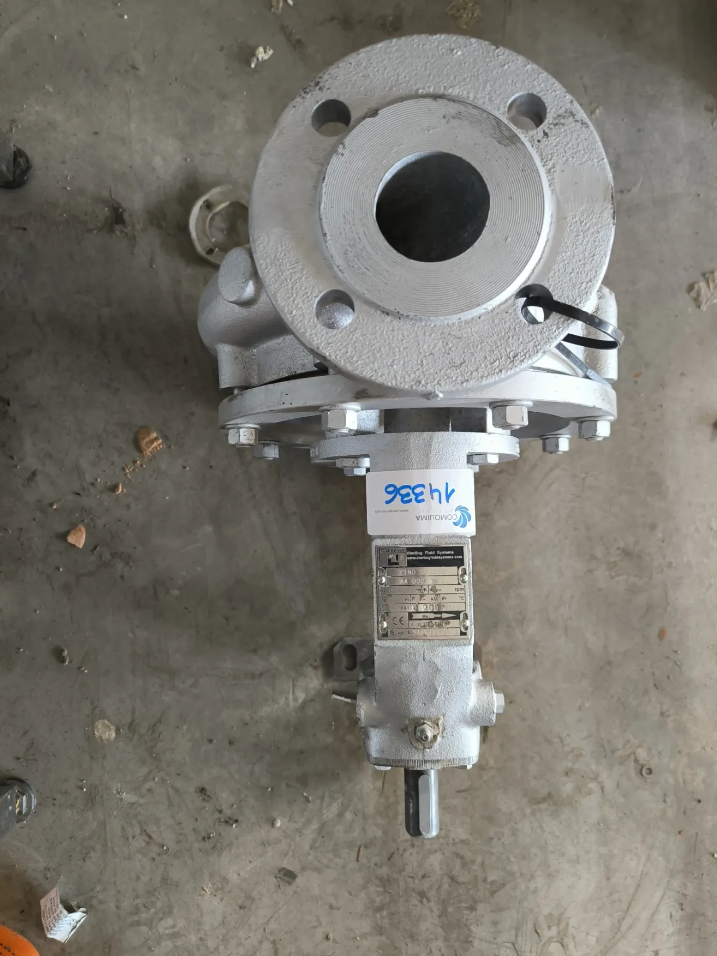 CENTRIFUGAL PUMP HEAD STERLING SIHI ZTND 050200 ATEX - 3