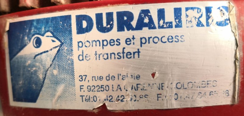 POMPA A GIRANTE FLESSIBILE – DURALIRIS – Mod. IRFLEX