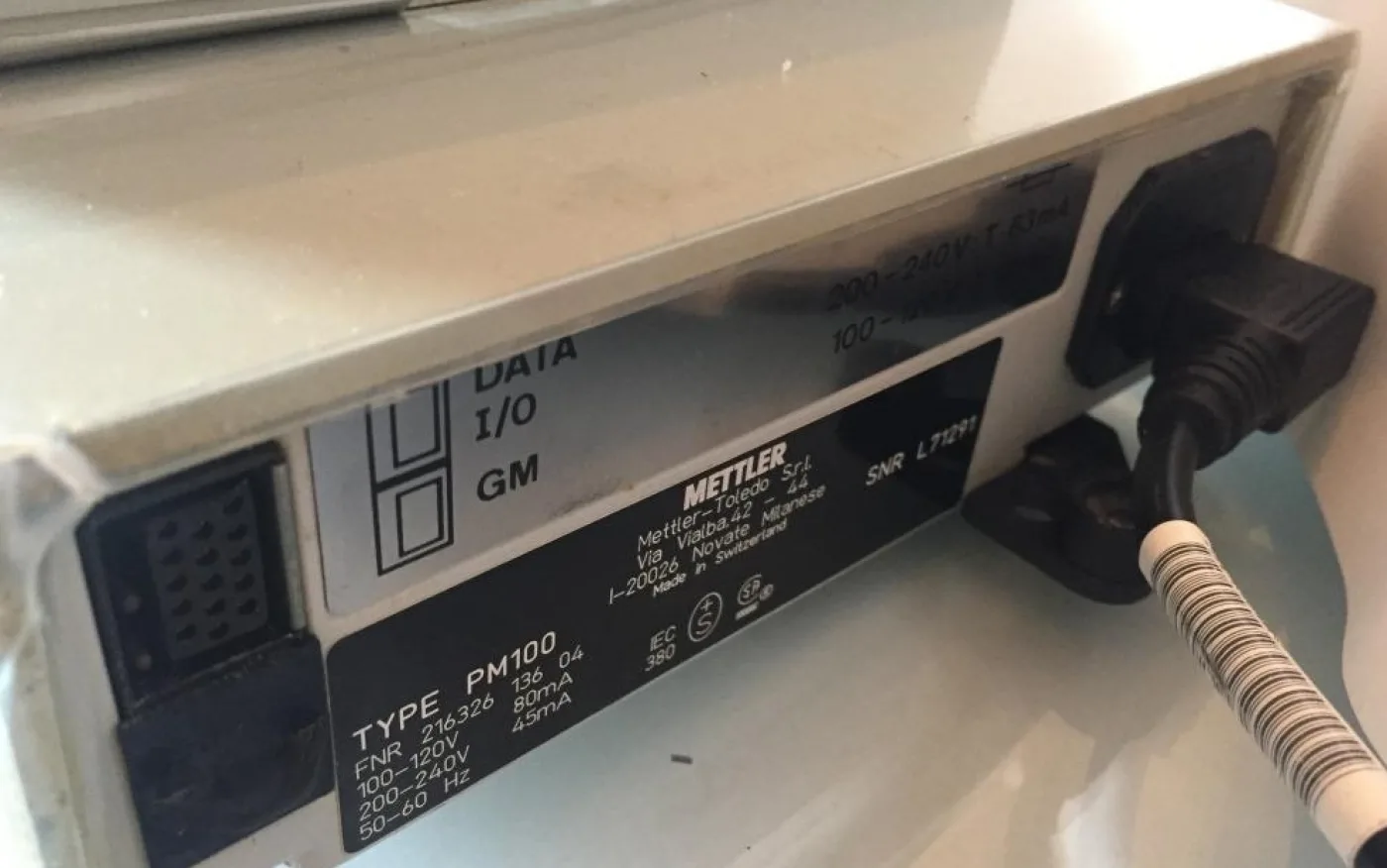 BILANCIA METTLER – MOD. PM100 - 5