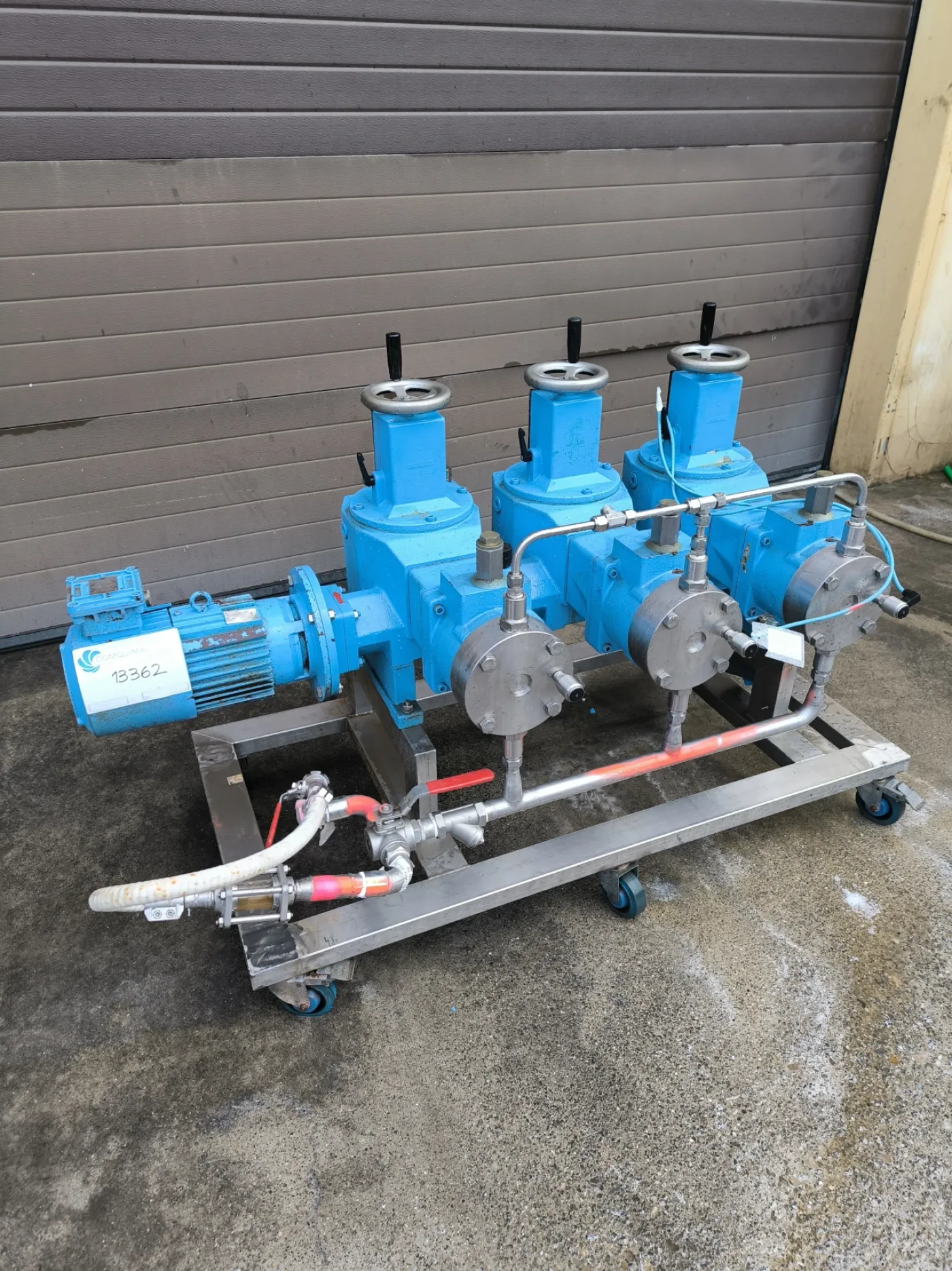 LEWA EH3 DIAPHRAGM DOSING PUMP SKID - 5