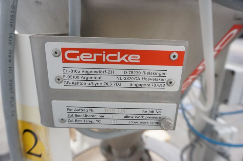 Gericke Type PTA 50 Conveying - Luftbereift conveying system