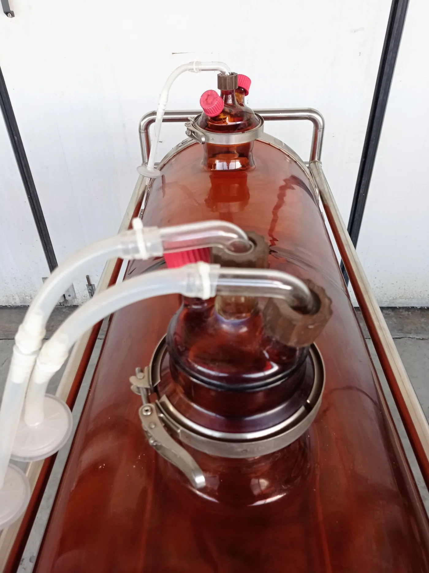 SERBATOIO IN VETRO CARRELLATO – MOD 200 LT - 5