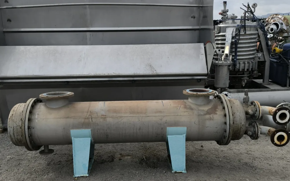 TUBULAR HEAT EXCHANGER STAINLESS STEEL 11.5 M² AGUILAR Y SALAS