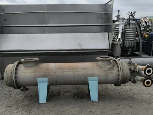 TUBULAR HEAT EXCHANGER STAINLESS STEEL 11.5 M² AGUILAR Y SALAS