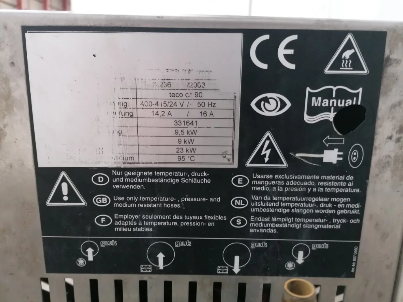 GWK Teco CS 90 - Temperature control unit - 5