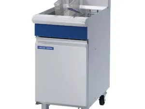 Blue Seal Single Tank Twin Basket Free Standing Natural Gas Fryer GT45 - islandcatering