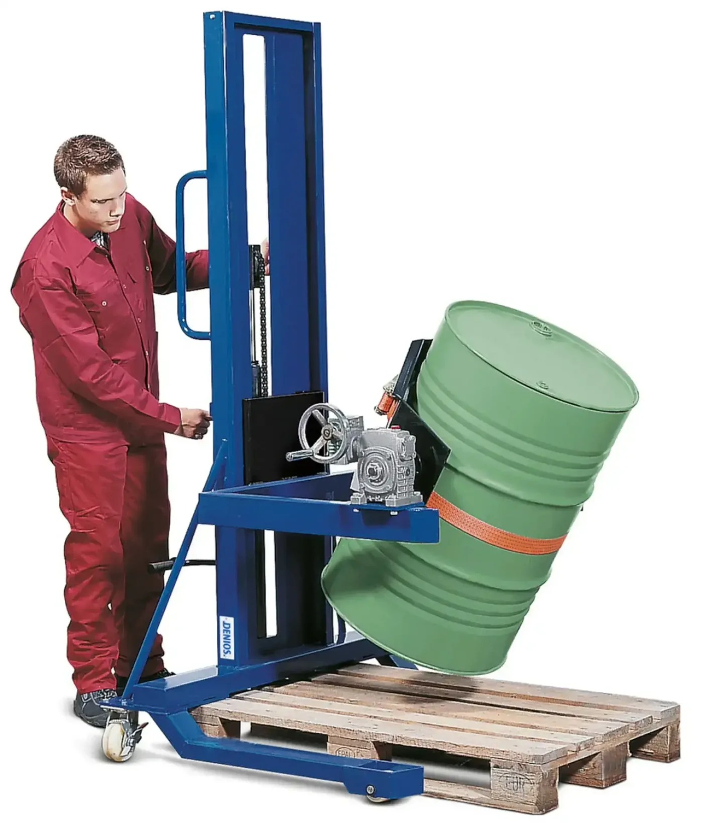Denios Servo FW16 Drum Lifter - 1