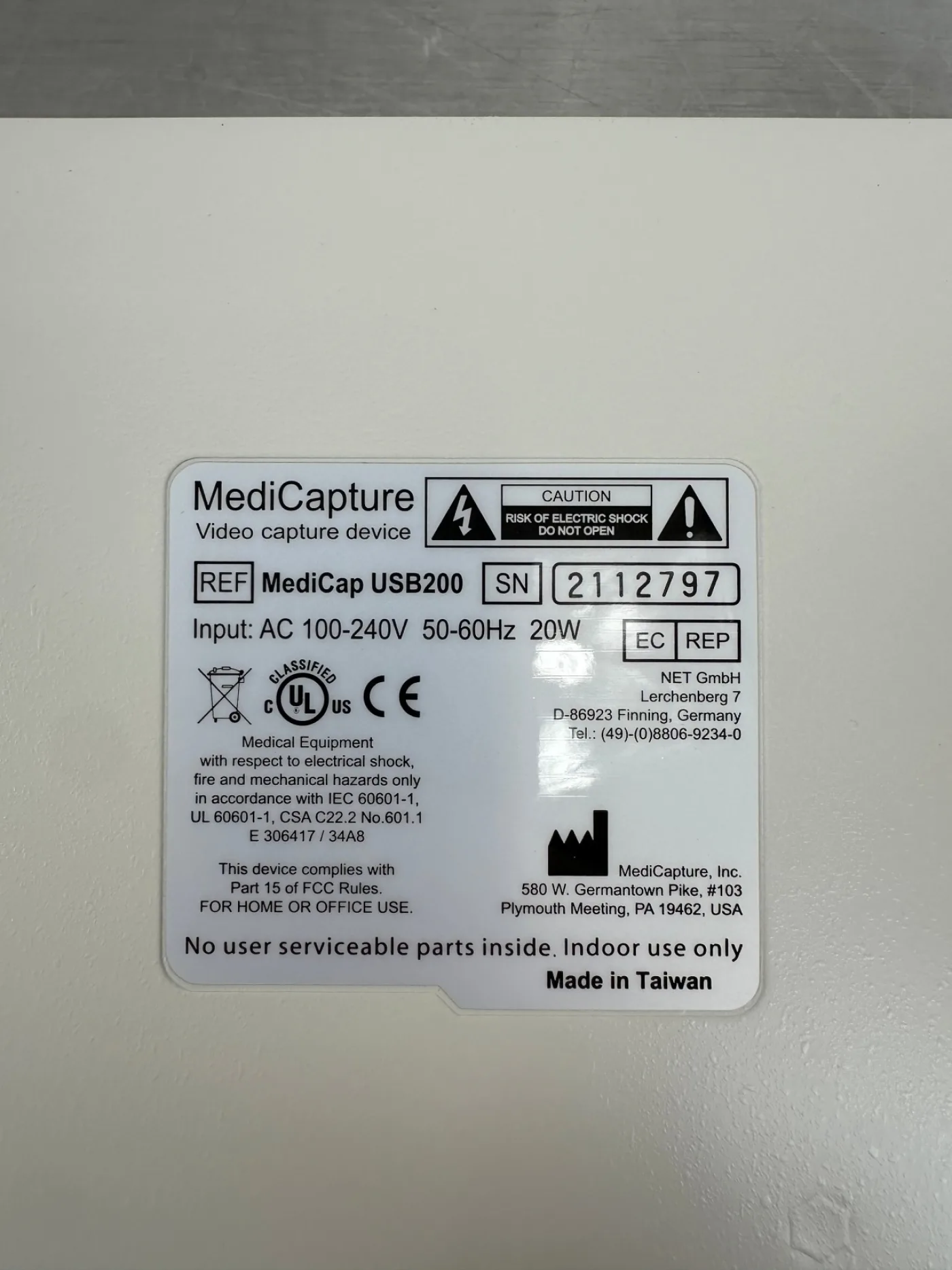 MediCapture MediCap USB200 Videoaufnahme Image Capture - 7