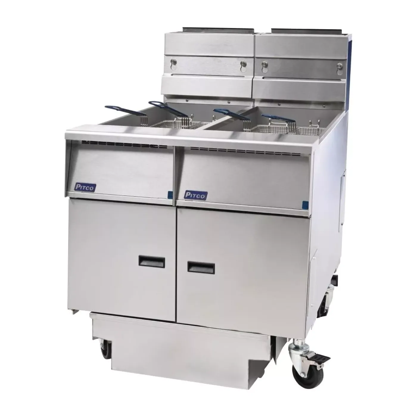Pitco Twin Tank Solstice Natural Gas Filtration Fryer SG14RS/FD-FF - islandcatering - 6