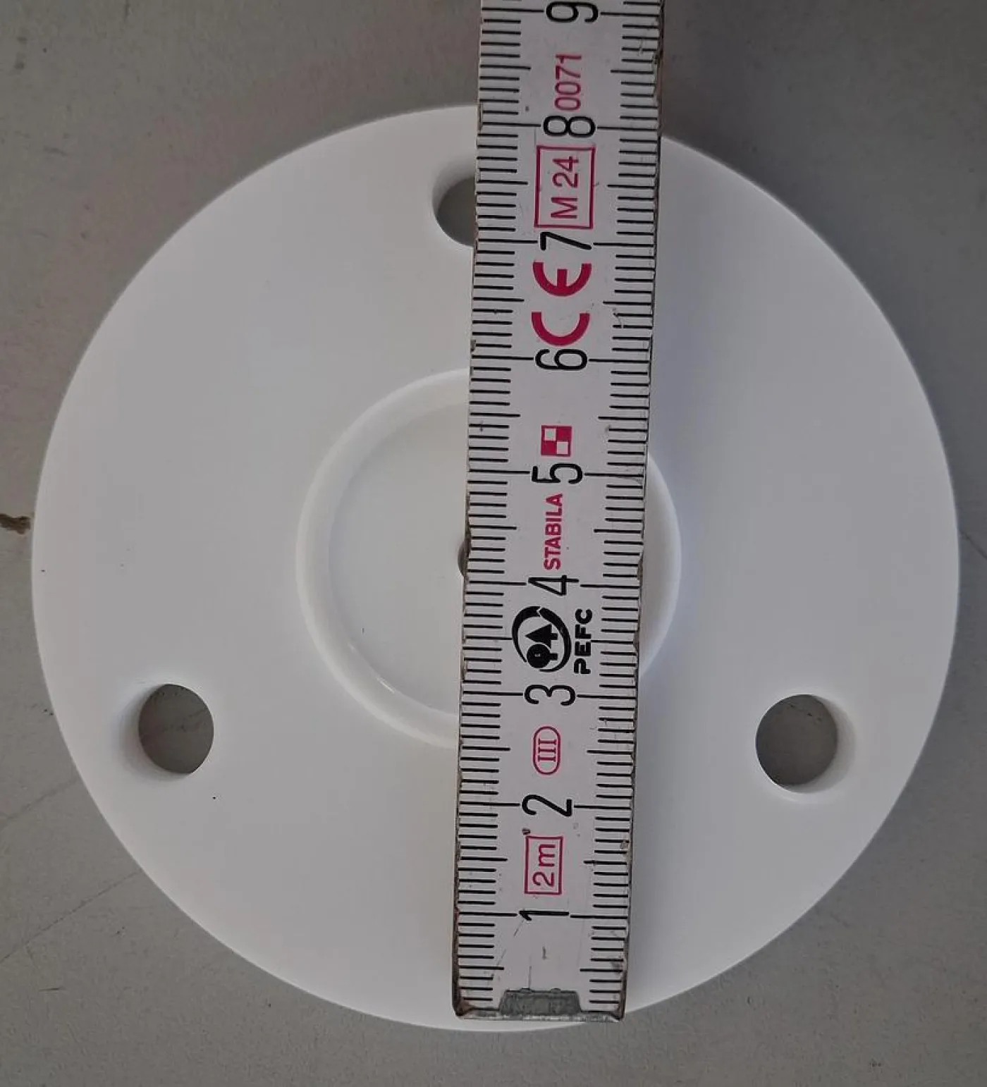 Normag Blindflansch aus PTFE (weiß) für DN 25 PF-Verbindungssysteme Artikelnummer A1402807-ME435 - 3