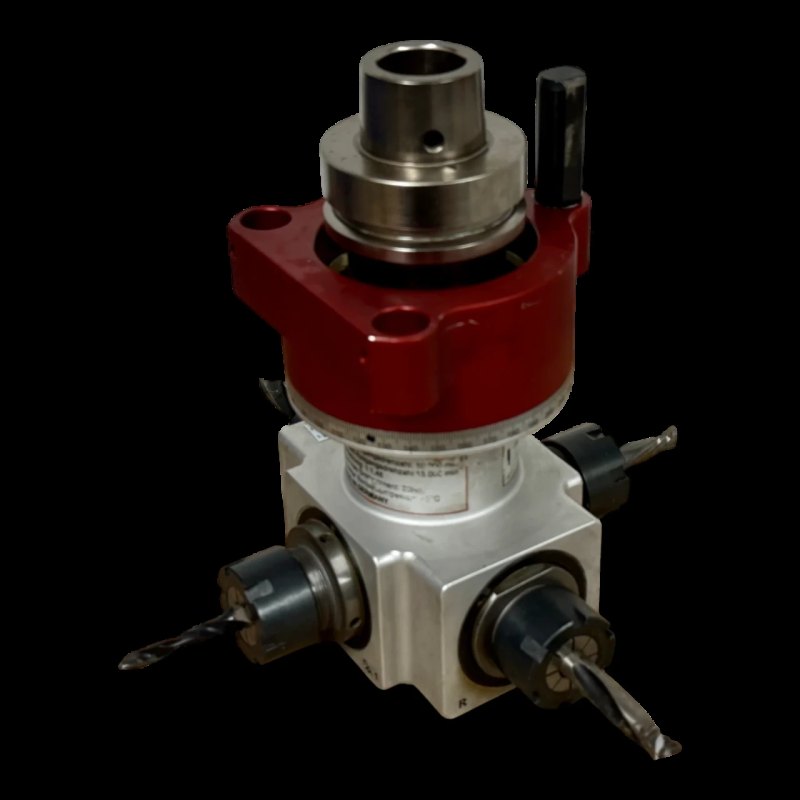IMA ATEMAG CNC HBE Adapteraggregat Bohr und Fräsaggregat 4 Werkzeugausgänge Art Nr 147009FSQUIM5N HBE