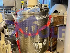 Edelstahl-Rührwerksbehälter SCHWARZ - mit ca. 700 Liter Inhalt