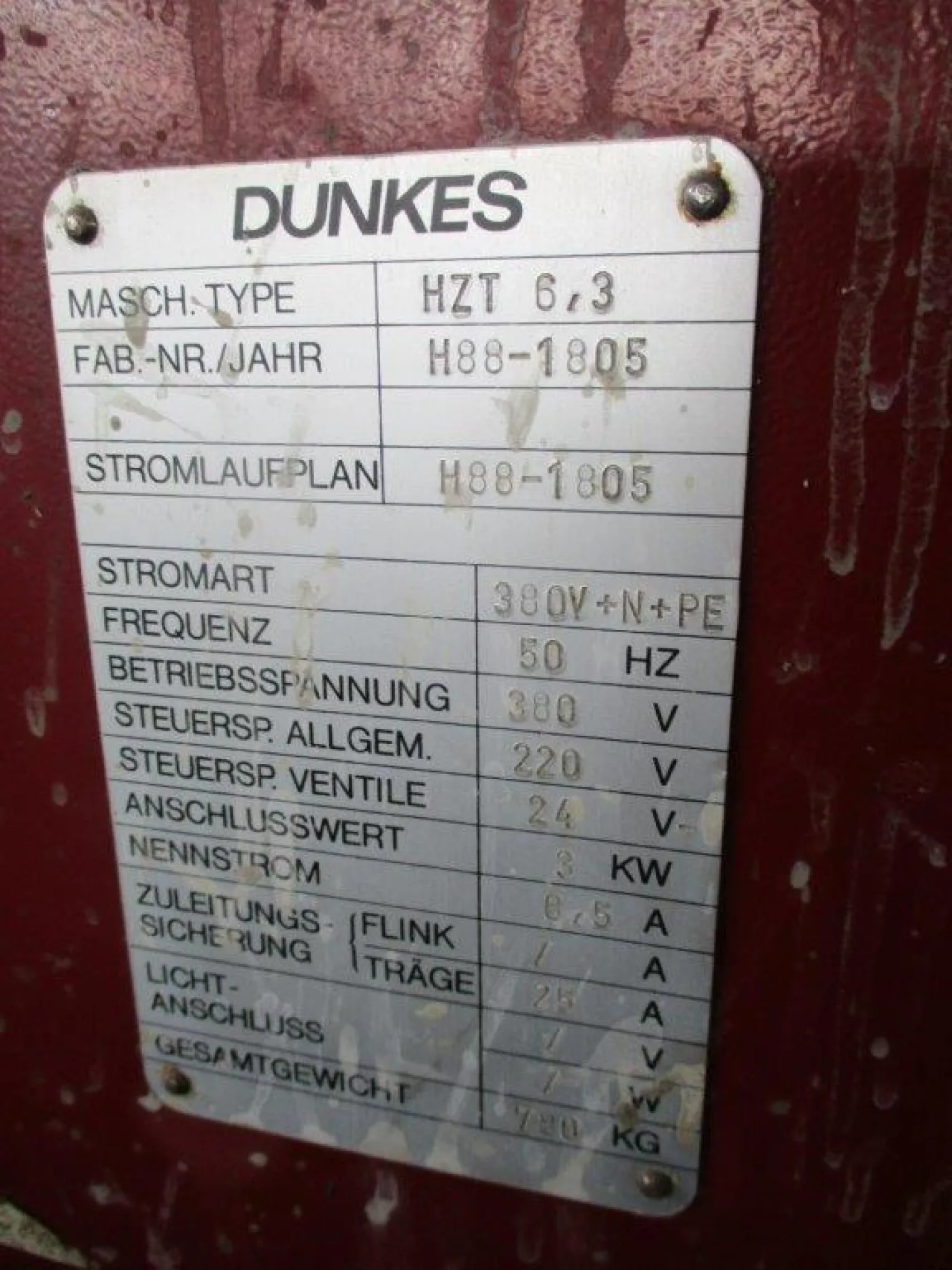 HZT 6,3 DUNKES 1988 - 6
