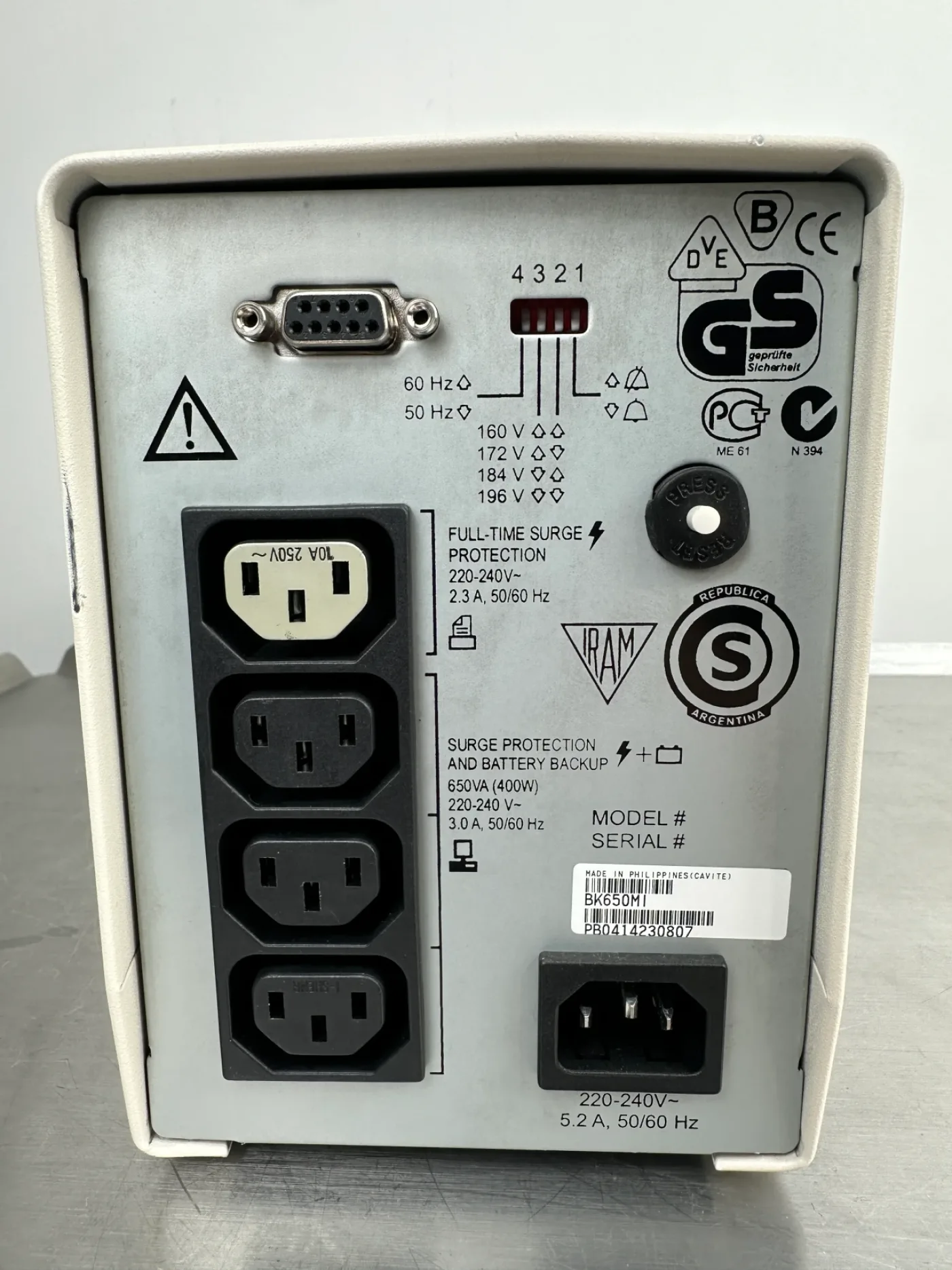 APC Back-UPS 650 BK650MI – 650 VA / 400 W USV - 4