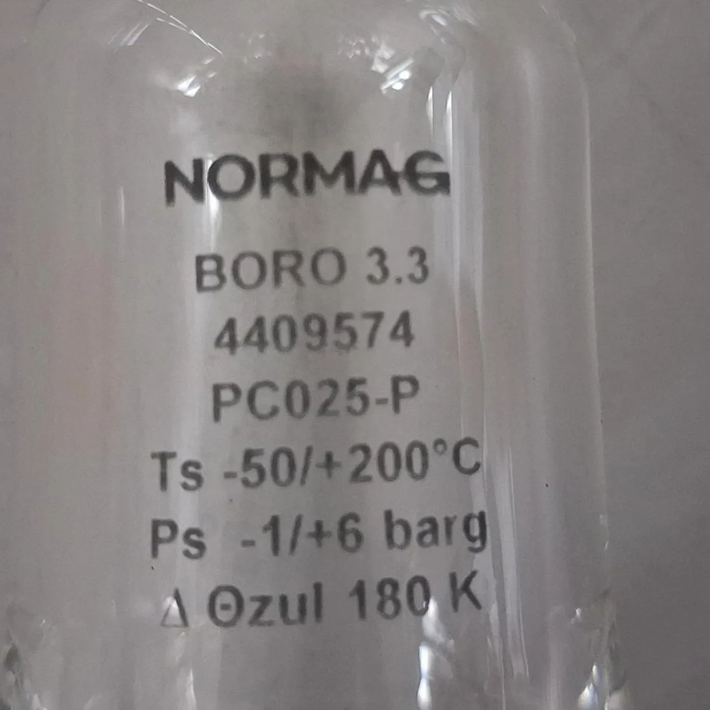 Normag Abschlusskappe PC025-P aus Borosilikatglas 3.3 DN25 - 2
