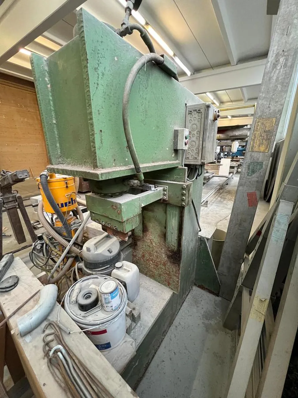 Eigenbau Steinspaltmaschine / Homemade stone splitting machine