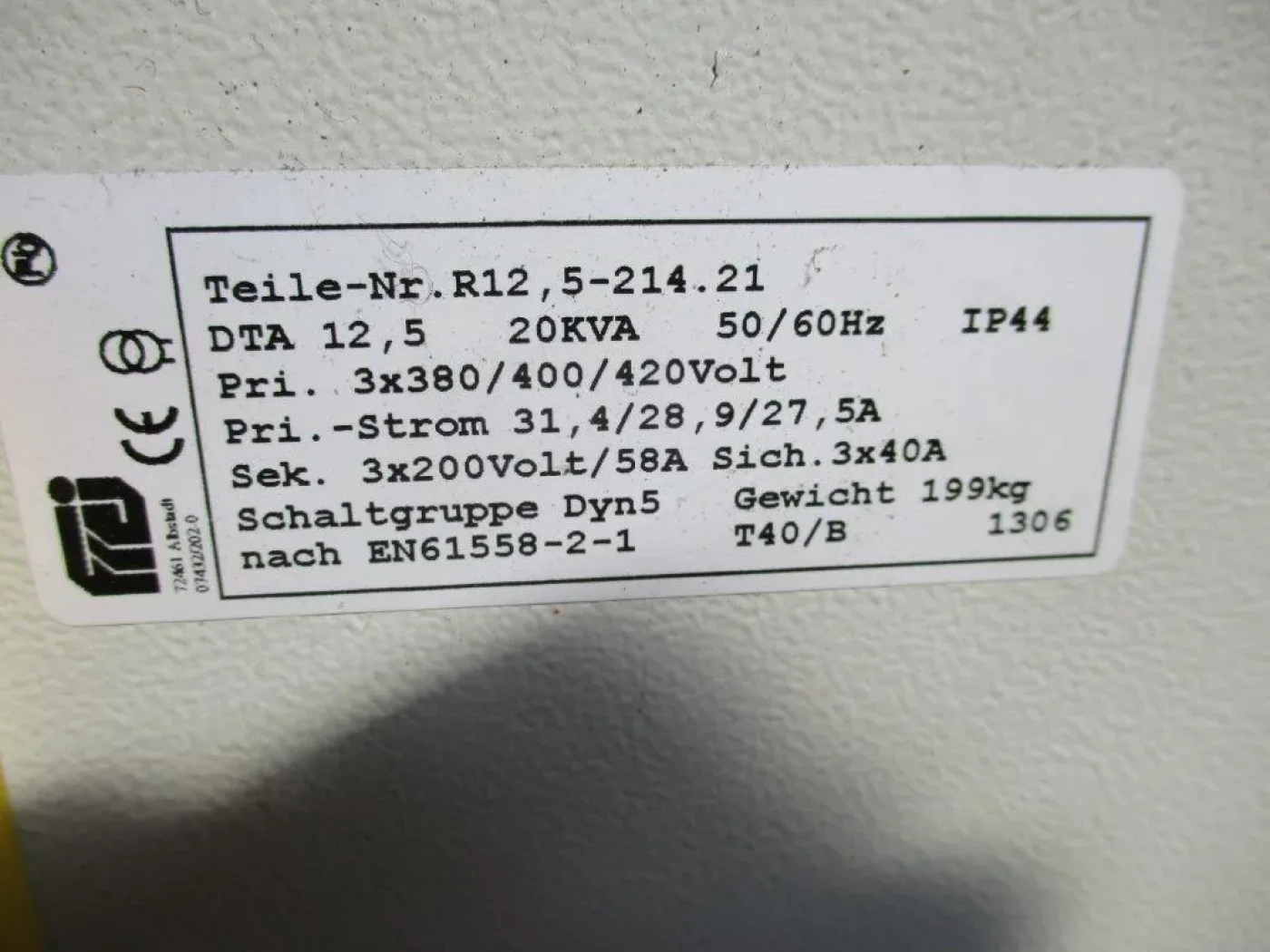 R 12,5-214.21 FREI / SCHAFFNER 2019 - 2