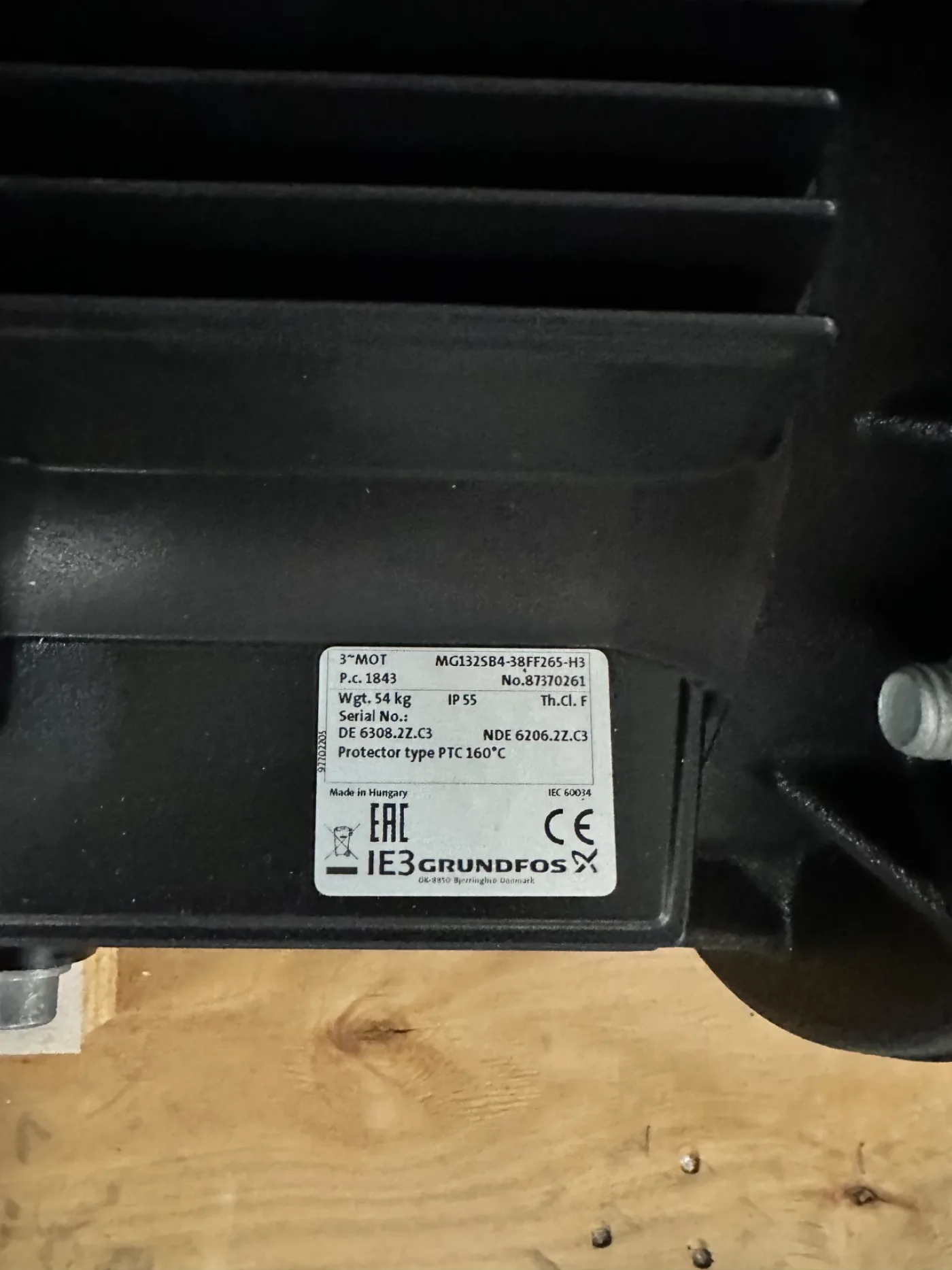 Grundfos Einstufige Blockpumpe NB80-200/214 A-F2-A-BQQE - 4