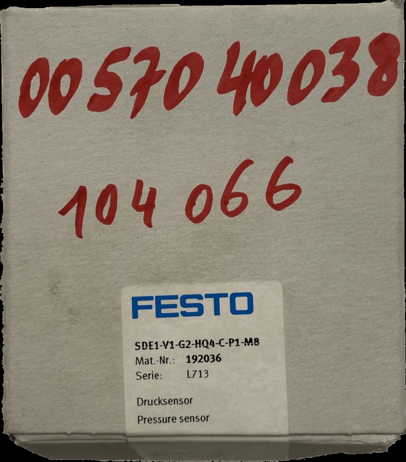 Festo Drucksensor SDE1-V1-G2-HQ4-C-P1-M8