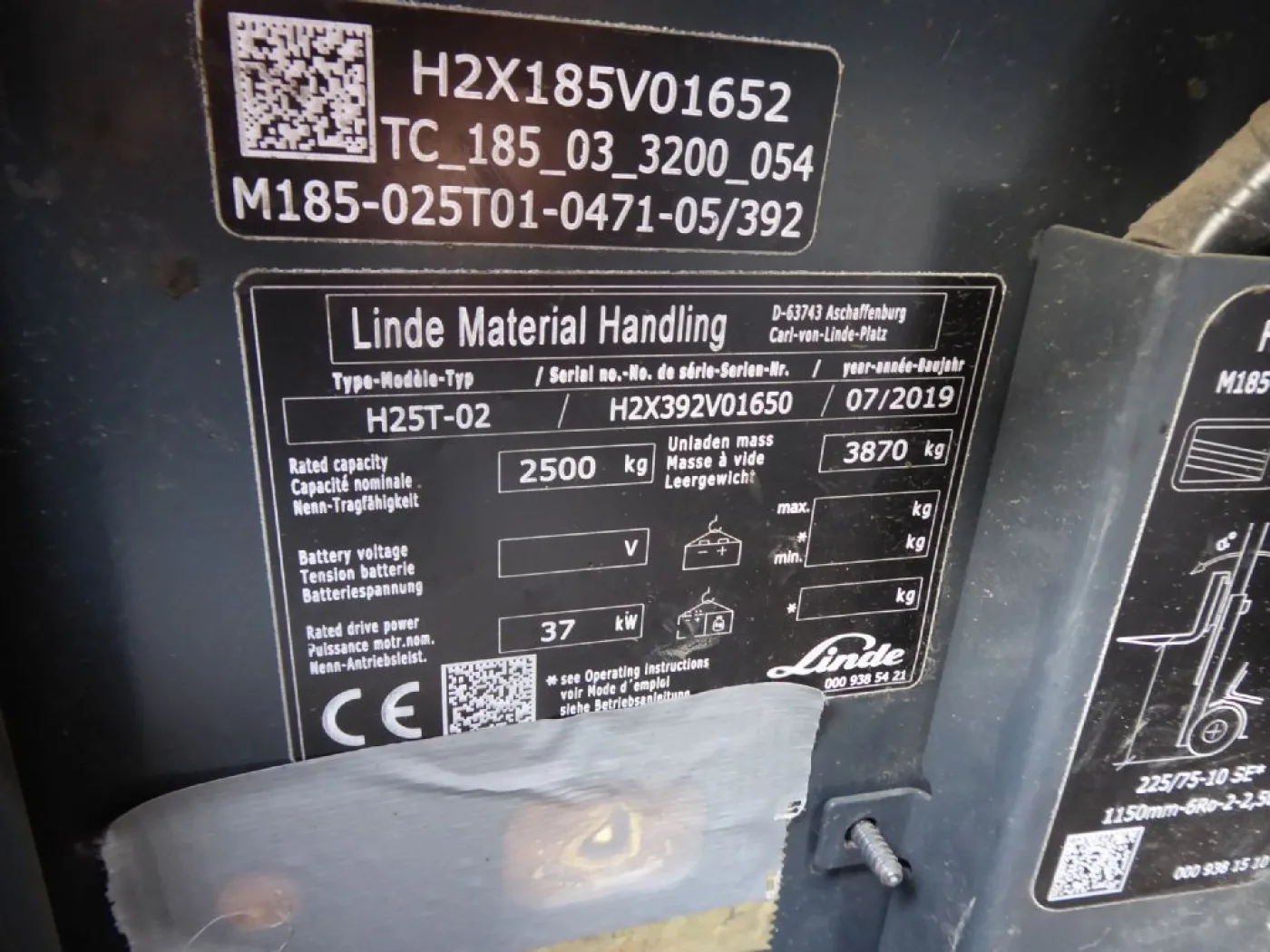 Linde H25T-02 - 3