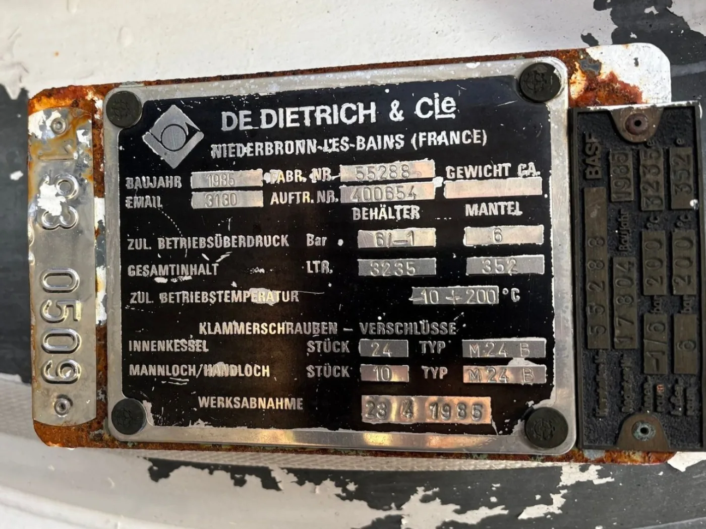 De Dietrich CE2500 - Glass-lined Reactor - 6