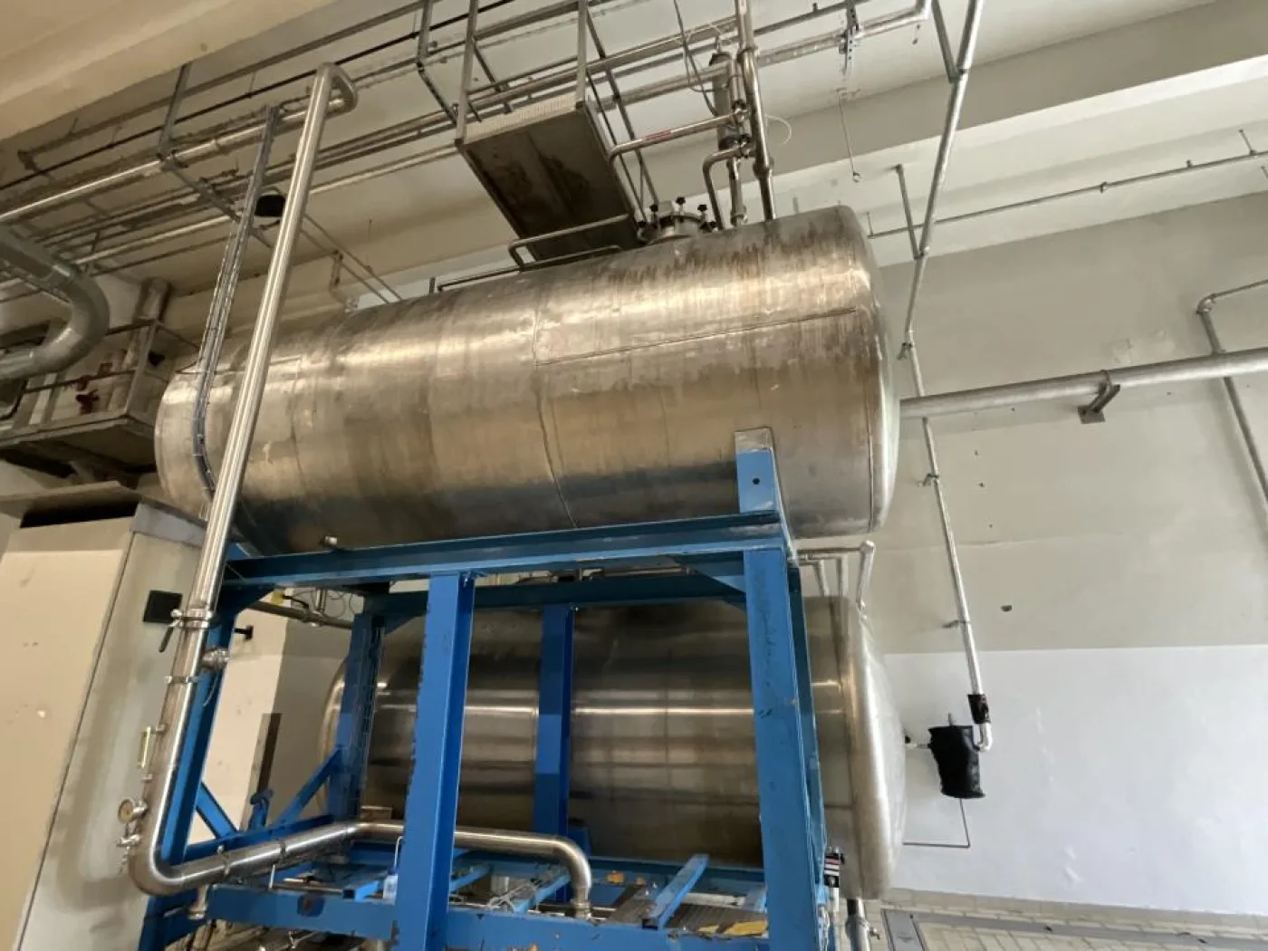 Unknown 8000 Litre Stainless Steel Horizontal Syrup Storage Tank - S - 3