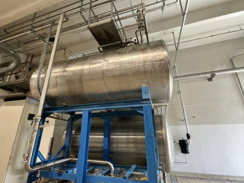 Unknown 8000 Litre Stainless Steel Horizontal Syrup Storage Tank - S