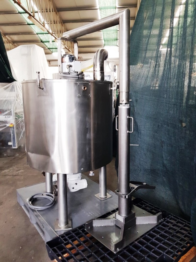 TURBOEMULSORE PER CREME – ZINOX – MOD. 300 L – AGITATORE SILVERSON