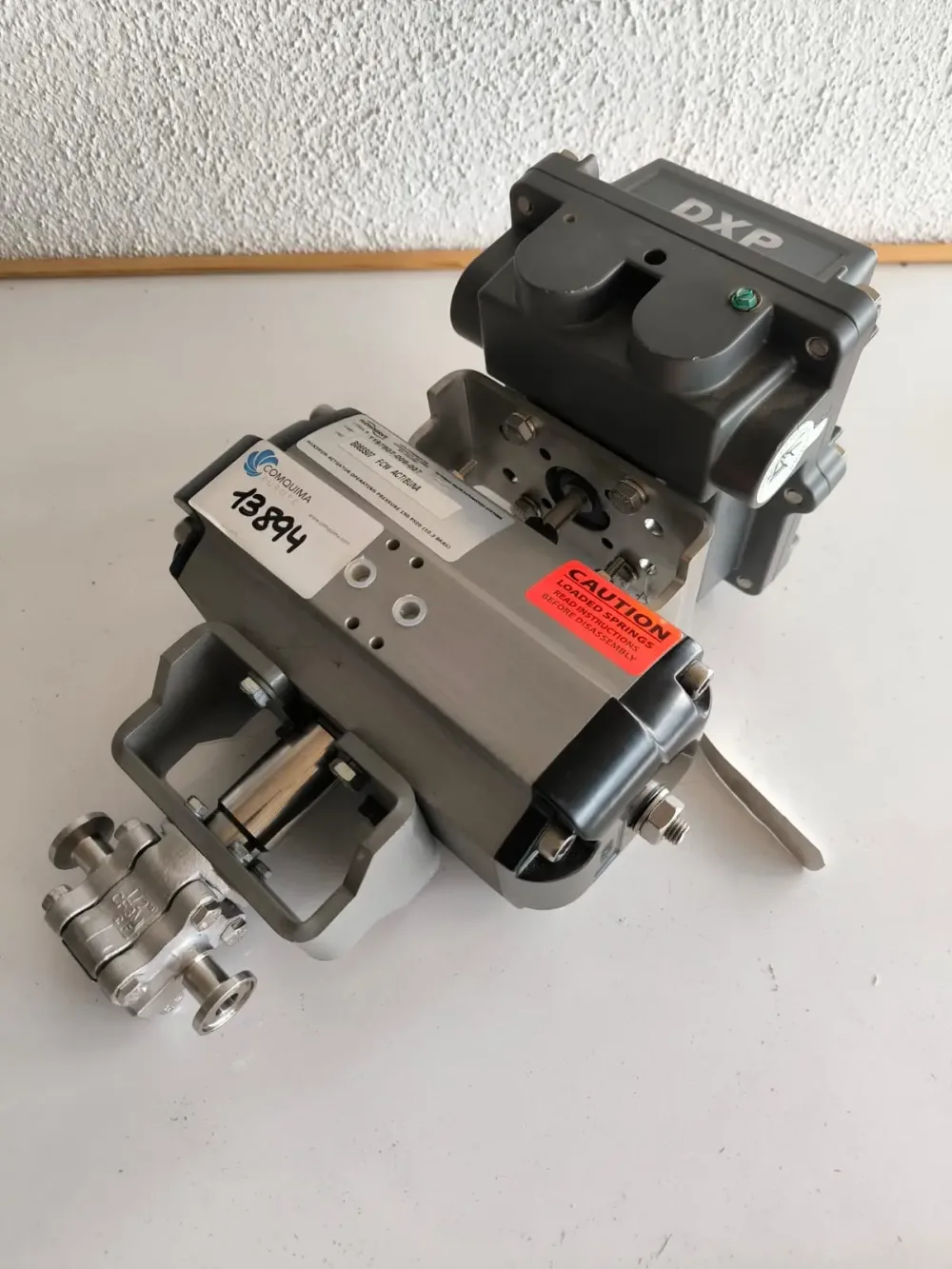 BALL VALVE WITH PNEUMATIC ACTUATOR FLOWSERVE ATEX ATEX STAINLESS STEEL 316 1/2’.
